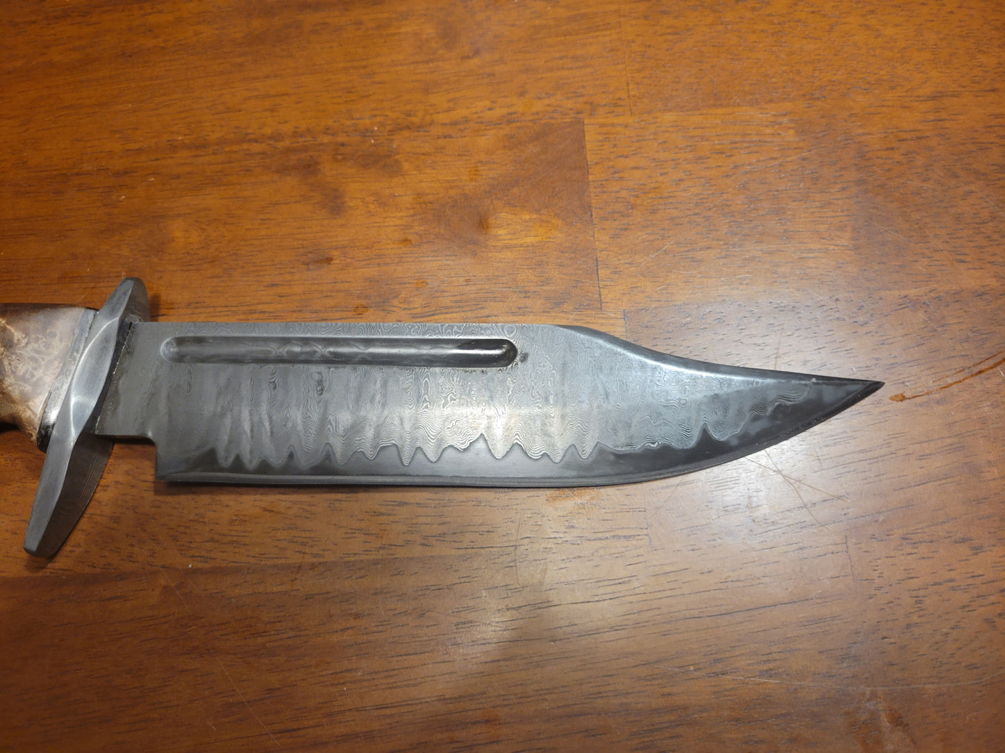 200 layer damascus bear hunter