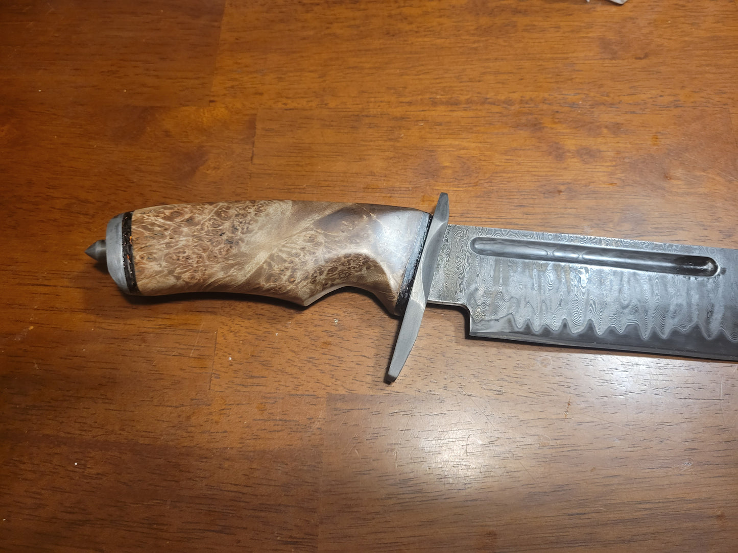 200 layer damascus bear hunter