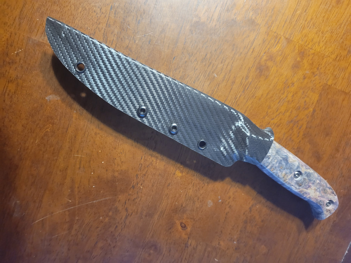 6" stone washed stanless fillet
