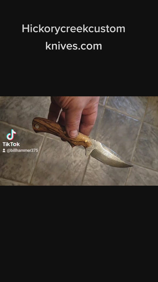 100 layer damascus hunter