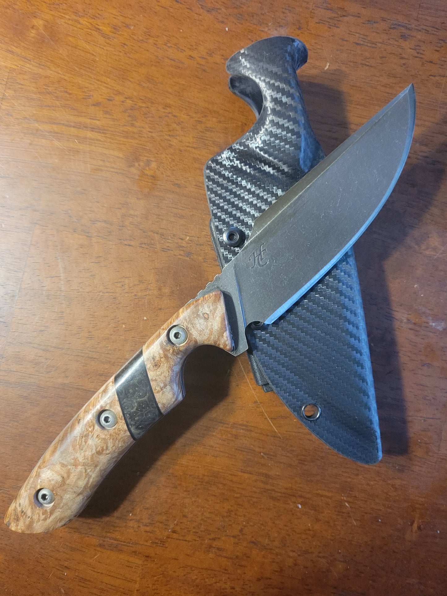 Stone washed stainless hunter