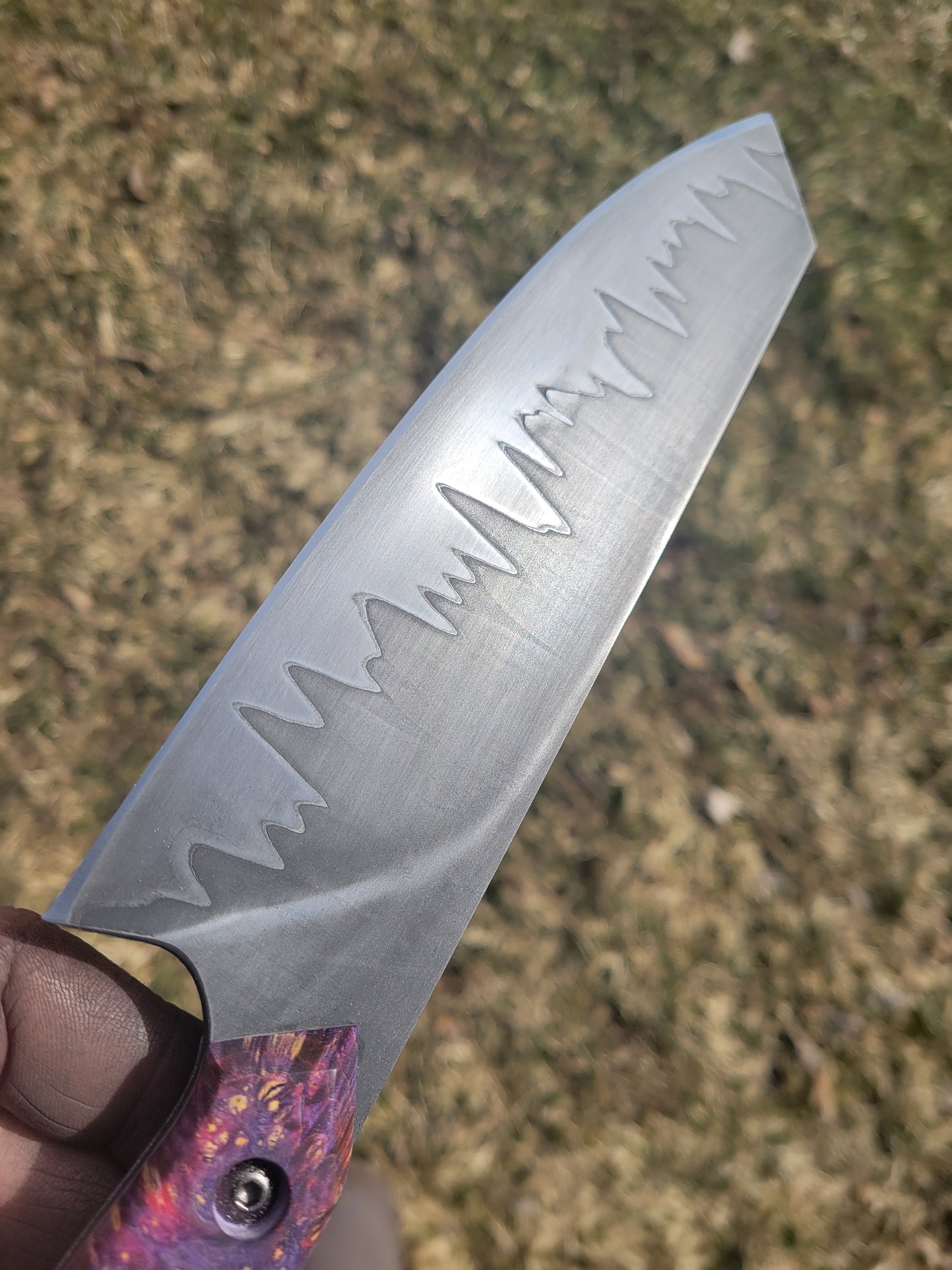 8" stainless san-mai chef's knife