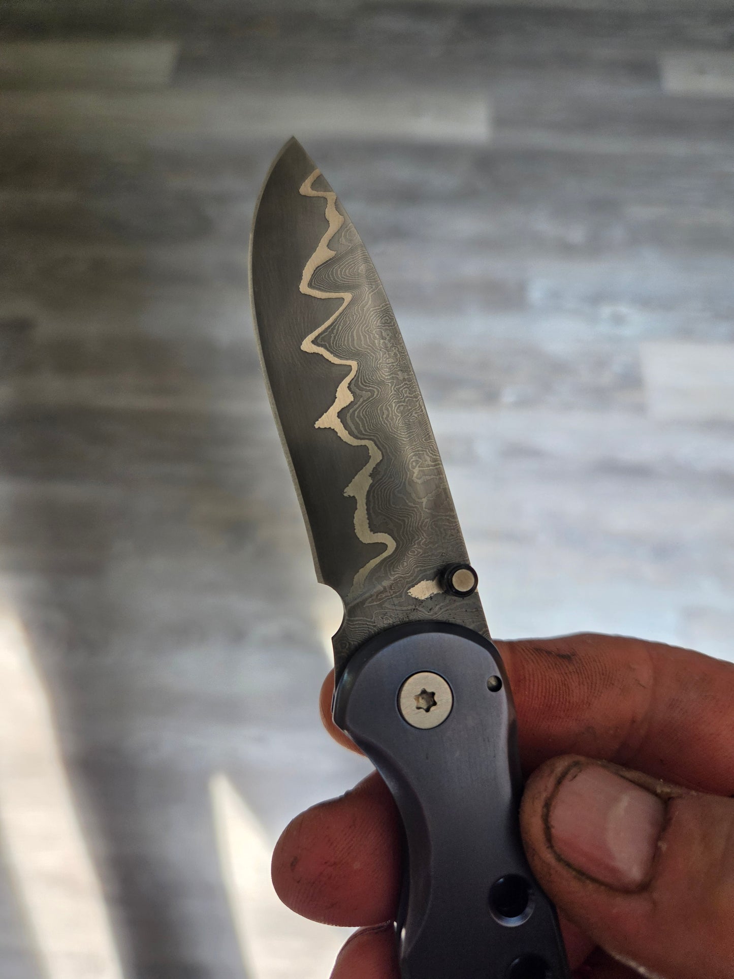 3" purple frame lock