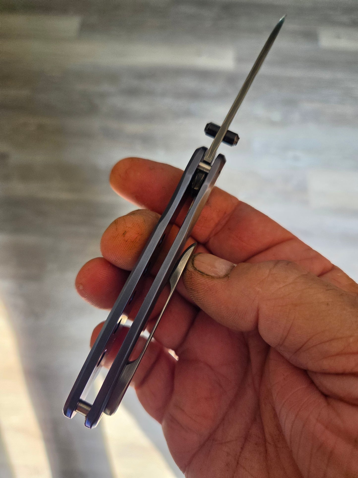 3" purple frame lock
