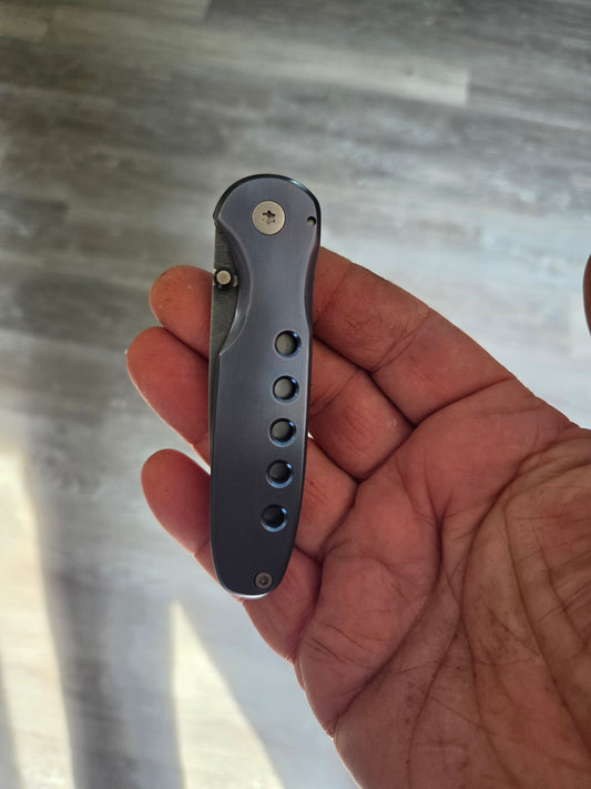 3" purple frame lock