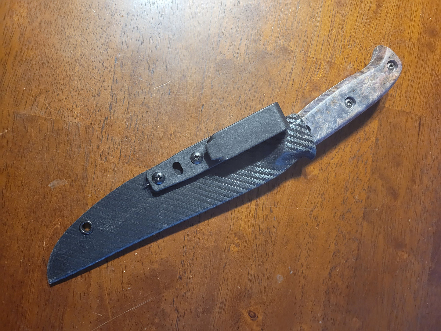 6" stone washed stanless fillet