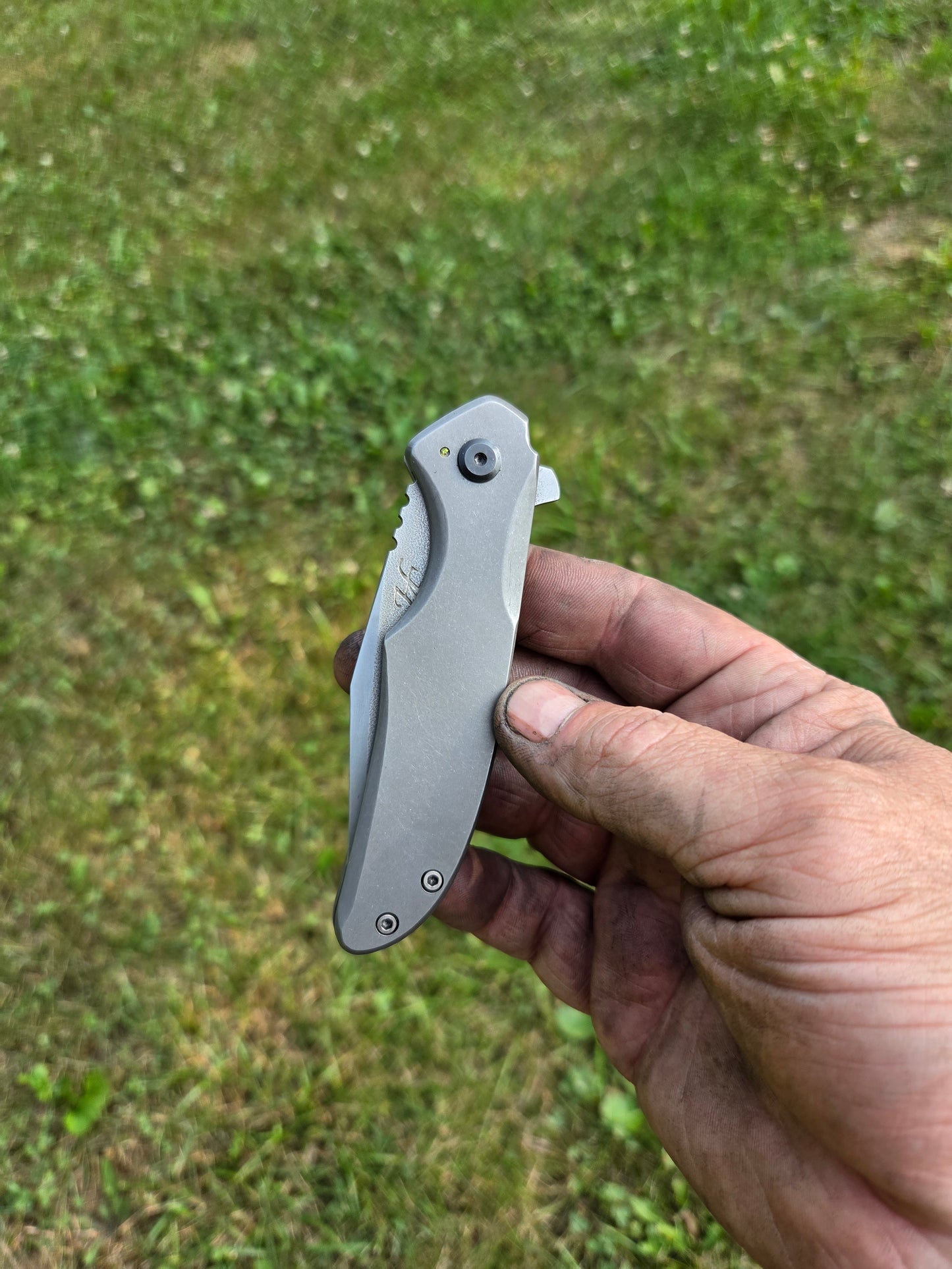 3" titanium frame lock