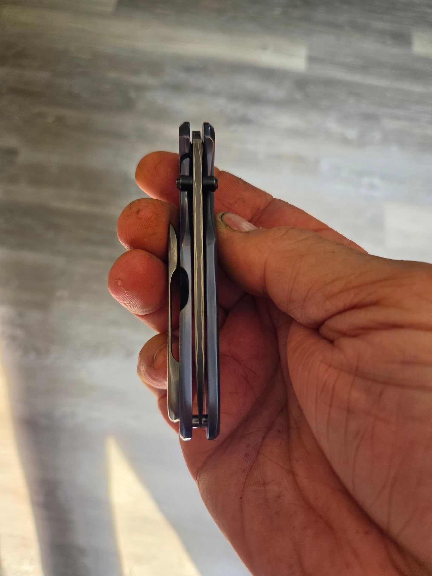 3" purple frame lock