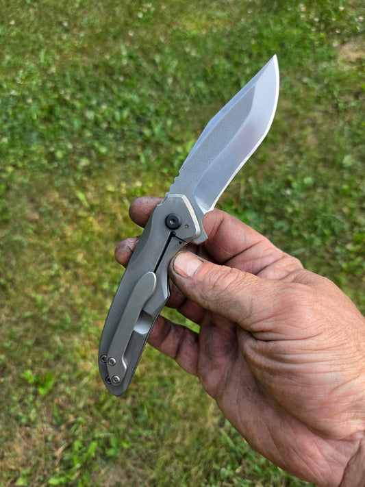 3" titanium frame lock
