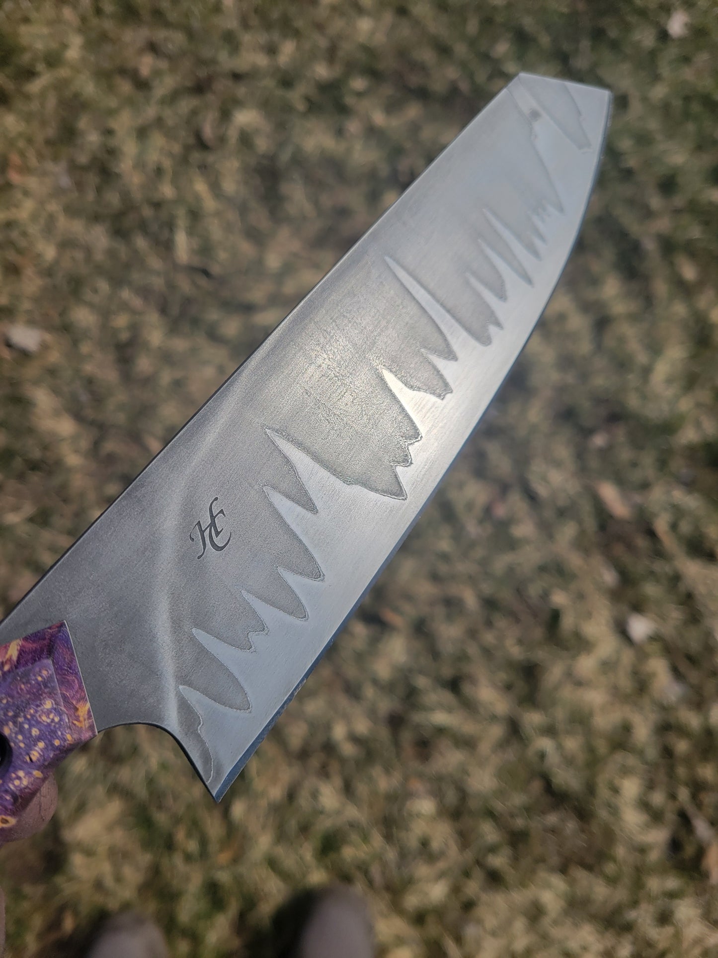8" stainless san-mai chef's knife