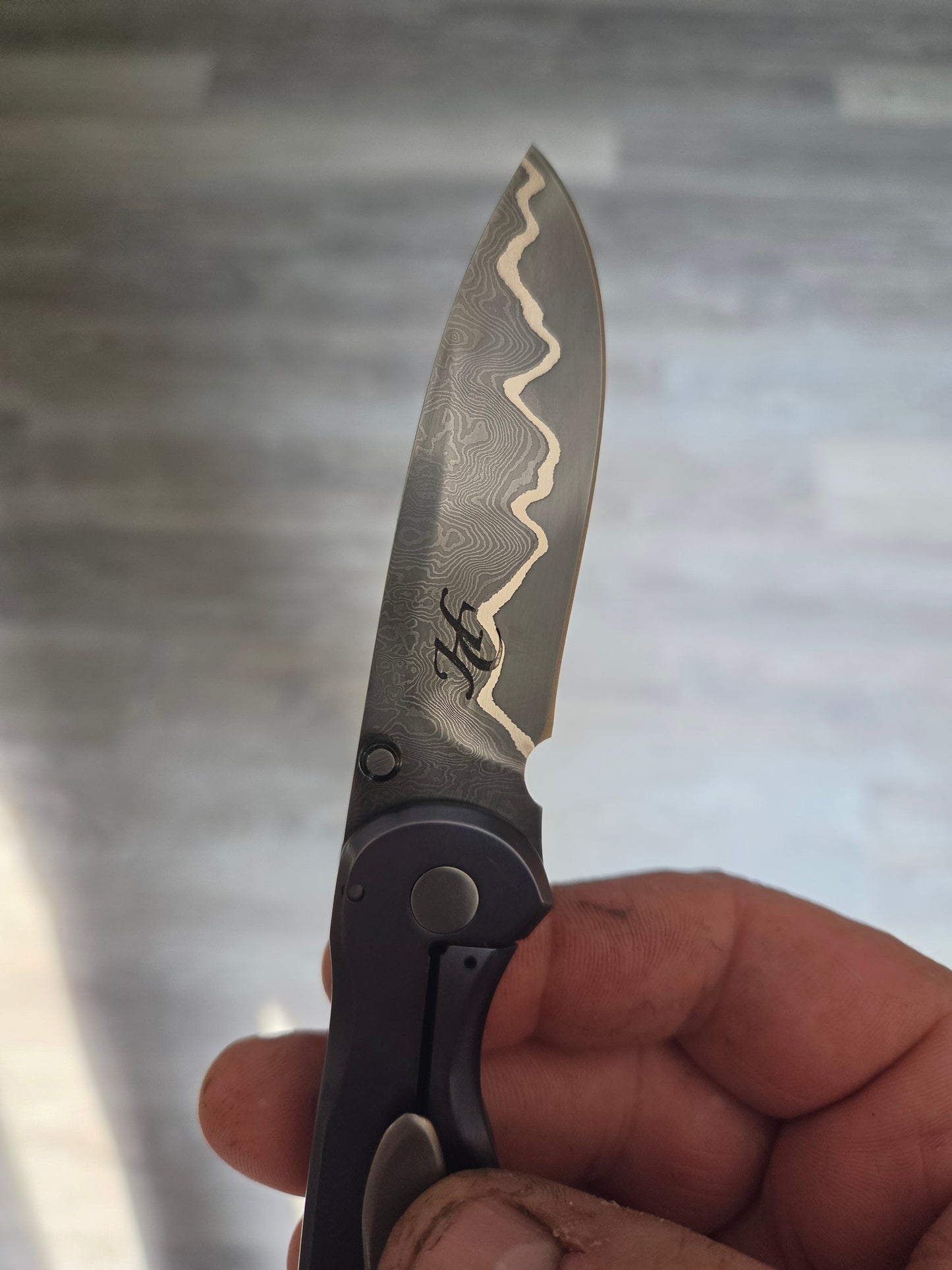 3" purple frame lock